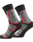 Lemaitre - Lemat - Coolmax Crew Boot Socks - Black/Grey