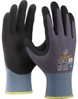 UCI - Adept - NFT Foam Nitrile Palm Coated Gloves - Grey - Pack of 10