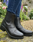 H&W - Dentdale - Front Zip Paddock Boots - Black