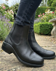 H&W - Ingleborough - Waterproof Chelsea Paddock Boots - Black