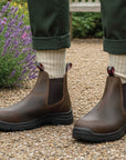 Perf - Aqua Pro - Waterproof Leather Safety Dealer Boots - Brown