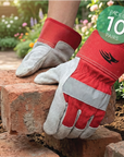 Perf - Carpo - Reinforced Double Palm Rigger Gloves - Red - Pack of 10