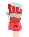 Perf - Carpo - Reinforced Double Palm Rigger Gloves - Red - Pack of 10