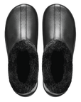 Estro - A16 - Waterproof Thermal Fur Lined Womens Mid Garden Clogs - Black