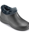 Estro - A16 - Waterproof Thermal Fur Lined Womens Mid Garden Clogs - Dark Grey