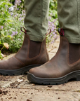 Perf - Country Dealer - Water Resistant Leather Soft Toe Dealer Boots - Brown