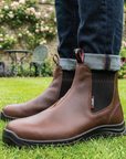 Perf - Country Aqua Dealer - Waterproof Leather Soft Toe Dealer Boots - Brown