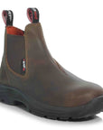 Perf - Brandon Pro - Water Resistant Leather Safety Dealer Boots - Brown