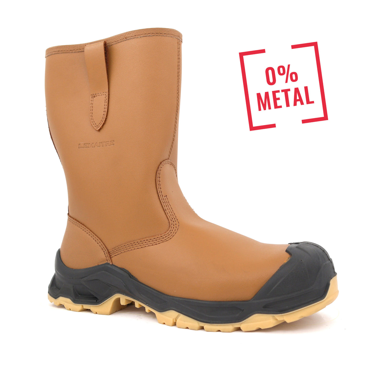 Lemaitre - PB410C - Unlined Safety Rigger Boots - Tan