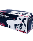 Perf - 300mm Milking Gloves - Powder Free Nitrile Gloves - Black - 50 Pack