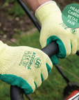UCI - Ace Grip - Latex Crinkle Palm Gloves - Green/Yellow - Retail Pair