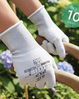 UCI - PXP-WH - PU Palm Coating Gloves - White - Pack of 10